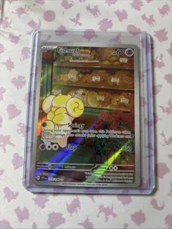 Fidough Scarlet & Violet Base Set Illustration Card 213/198 NM/M Condition - Image 2