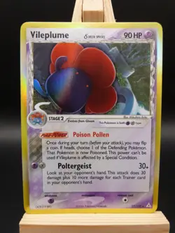 Pokemon Holo Foil Card - Vileplume 17/110 (Ex Holon Phantoms) - Image 1
