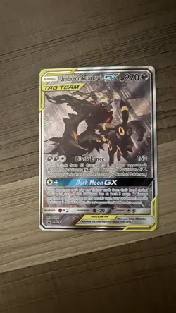 Pokemon TCG Umbreon & Darkrai GX SM241 Sun & Moon Promo Card - Image 1