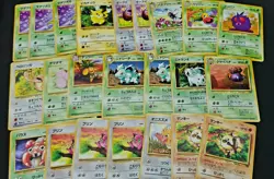 PokemonTCG Japanese Jungle - Lot of 23 cards - Lightly played - Image 1