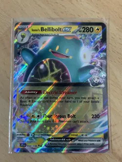 Iono's Bellibolt EX 053/159 - Journey Together - Pokemon Card - Near Mint - Image 1