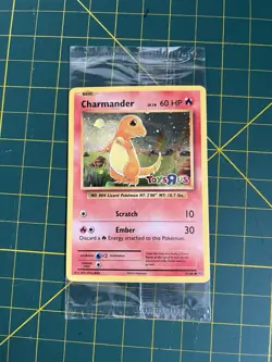 Sealed Toys 'R Us Exclusive Charmander Promo Pokemon Card 009/108 - Image 1