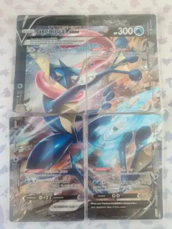 Greninja V-Union SWSH155 - 158 Promo x4 Pokemon Cards - Image 1