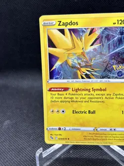 Zapdos Pokemon GO Card - Lightning Symbol Ability, Electric Ball 029/078 - Image 2