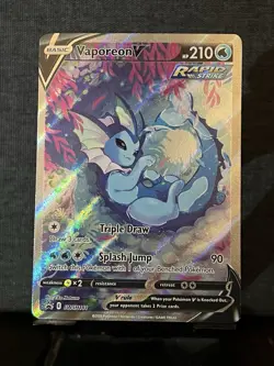 Vaporeon V SWSH181 SWSH: Sword & Shield Promo Cards Holo Alternate Art NM - Image 1