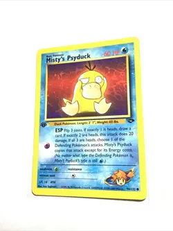 MISTY'S PSYDUCK - 90/132 - 1st Edition Gym Challenge - Pokemon Card - LP - Image 1