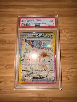 Pokemon TCG Prismatic Evolutions Eevee EX Card SIR 167/131 PSA 9 - Image 1