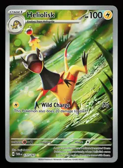 Heliolisk 177/167 Holo Illustration Rare Twilight Masquerade Pokemon Card - Image 1