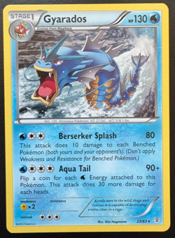 Pokemon Card Gyarados Generations Rare 23/83 LP - Image 1