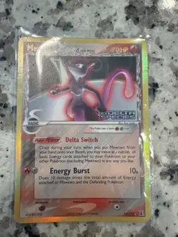 # 12/113 mewtwo & delta species stamped pokemon card - Image 1