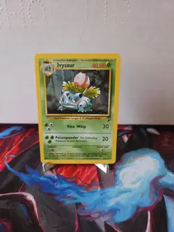 Pokemon TCG Ivysaur Base Set 2 Uncommon Card 44/130 Near Mint Condition - Image 1
