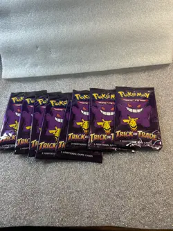 8 Pack Pokemon TCG Trick or Trade Booster Packs 2022 Halloween Card Lot Bundle - Image 1