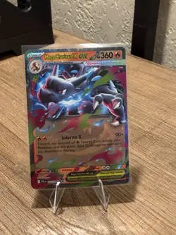 Mega Charizard X ex 013/094 Me02: Phantasmal Flames Holo Pokemon Card - NM - Image 1