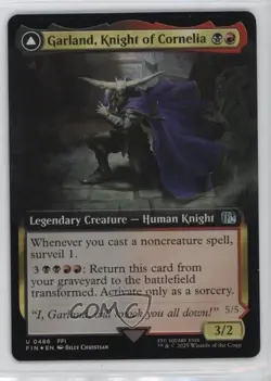 Extended Art - Garland Knight of Cornelia Foil #0486 - Image 1