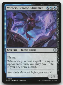 Voracious Tome-Skimmer U Foil Lorwyn Eclipsed 250 NM - Image 1