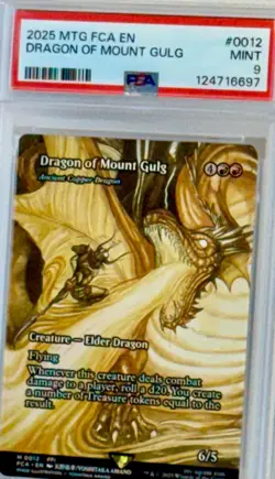 *PSA MINT 9* MTG Final Fantasy "Dragon of Mount Gulg" #0012 FCA Showcase *NICE* - Image 2