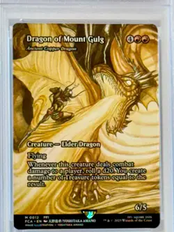*PSA MINT 9* MTG Final Fantasy "Dragon of Mount Gulg" #0012 FCA Showcase *NICE* - Image 4