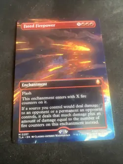 MTG Fated Firepower (Borderless) Avatar: The Last Airbender TLA - Image 1