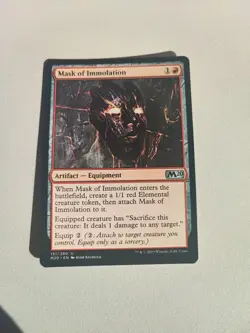 Mask of Immolation - Core Set 2020 - Magic the Gathering - MTG - Image 1