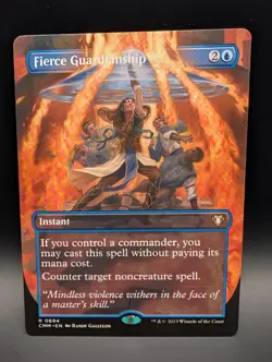MTG - Fierce Guardianship - Instant - CMM 694 - Rare - NM - Image 1