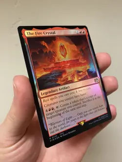 The Fire Crystal, Foil, Final Fantasy, Magic The Gathering MTG NM - Image 2
