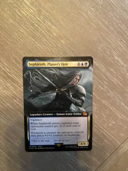 🔮MTG: Sephiroth, Planet's Heir (Extended Art) Final Fantasy Regular - Image 1