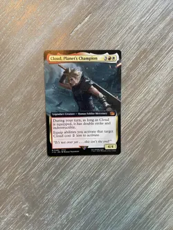 🔮 MTG: Cloud, Planet's Champion - Extended Art M MTG Final Fantasy M/NM - Image 1