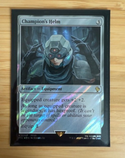 MTG: Champion's Helm (Surge Foil) Commander: Final Fantasy Foil NM - Image 1
