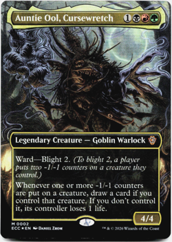 Auntie Ool, Cursewretch (Borderless) - FOIL - [Commander: Lorwyn Eclipsed] MTG - Image 3