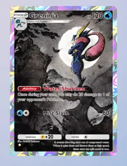 Pokemon TCG Pocket Greninja 1 Star VIRTUAL - Image 1