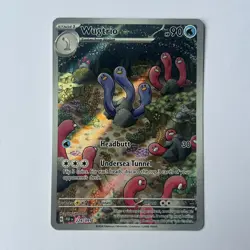 Wugtrio 224/091 Illustration Rare Scarlet & Violet Paldean Fate Pokemon TCG Card - Image 1