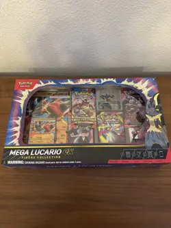 Pokemon TCG Mega Lucario ex Premium Figure Collection Box Factory Sealed - Image 2