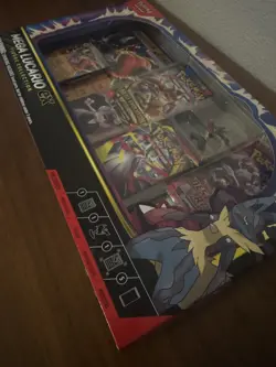 Pokemon TCG Mega Lucario ex Premium Figure Collection Box Factory Sealed - Image 3