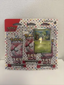 PORTUGUESE *Set of 3* Pokemon Scarlet & Violet 151 Blister Booster Packs Sealed - Image 4