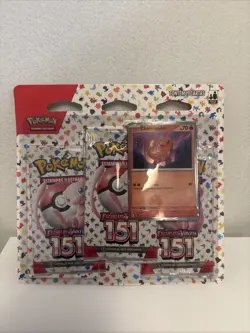PORTUGUESE *Set of 3* Pokemon Scarlet & Violet 151 Blister Booster Packs Sealed - Image 5