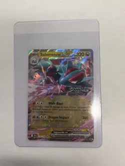 Pokemon Salamence ex 114/159 Journey Together EX Holo Stamped - Image 1