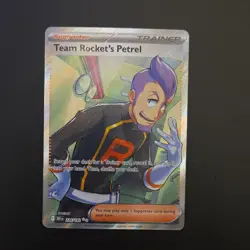 Pokemon Team Rocket's Petrel 226/182 Destined Rivals Ultra Rare Full Art Holo - Image 1