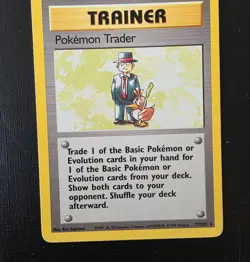Pokemon Trainer Pokemon Trader 77/102 Base Set Vintage WOTC Rare - Image 4