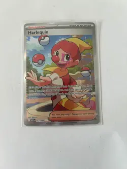 Harlequin 163/086 White Flare Full Art Holo Rare Pokemon TCG English Near Mint - Image 1