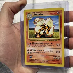 Pokemon TCG Arcanine Base Set 23/102 Regular Near Mint NM Pokemon Vintage Vtg - Image 2