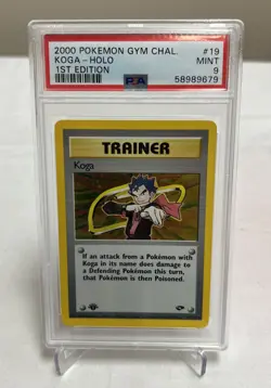 KOGA 2000 Pokemon Gym Challenge 1st Edition Holo #19 - PSA 9 - Image 1