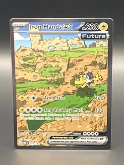 Pokemon - Iron Hands ex 248/182 - Paradox Rift - Special Illustration Rare - NM - Image 1
