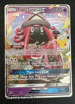Pokemon Tapu Lele GX 60/145 Celebrations Classic Collection Ultra Rare Holo NM - Image 1