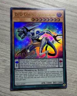Yugioh Asian English CR09-AE009 D/D Count Surveyor Ultra rare - Image 1