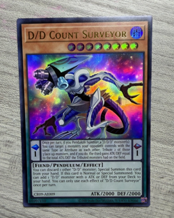 Yugioh Asian English CR09-AE009 D/D Count Surveyor Ultra rare - Image 3