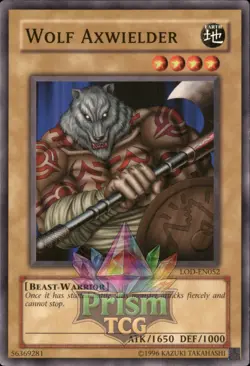Wolf Axwielder LOD-EN052 Yugioh - Image 1