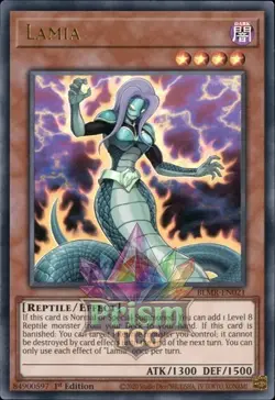 1st ed Lamia ultra rare BLMR-EN021 Yugioh - Image 1