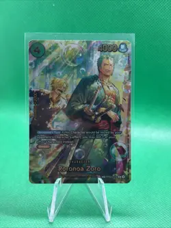 One Piece Roronoa Zoro PRB02-006 (SP) - The Azure Sea’s Seven OP-14 - Image 1