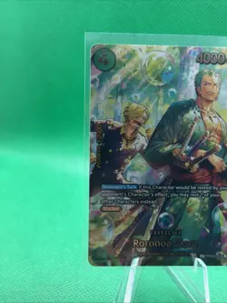 One Piece Roronoa Zoro PRB02-006 (SP) - The Azure Sea’s Seven OP-14 - Image 2
