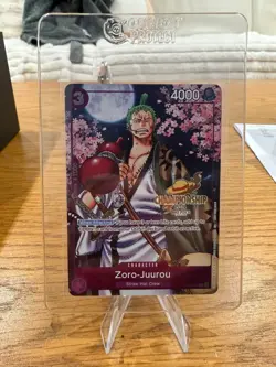 One Piece TCG Zoro-Juurou OP05-067 CS Championship Event Pack 2025-26 STAMPED - Image 1